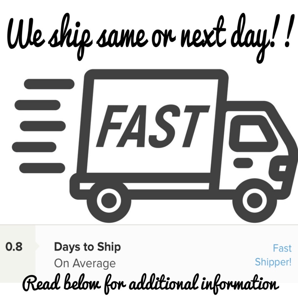 Fast Shipping!! More information below!!